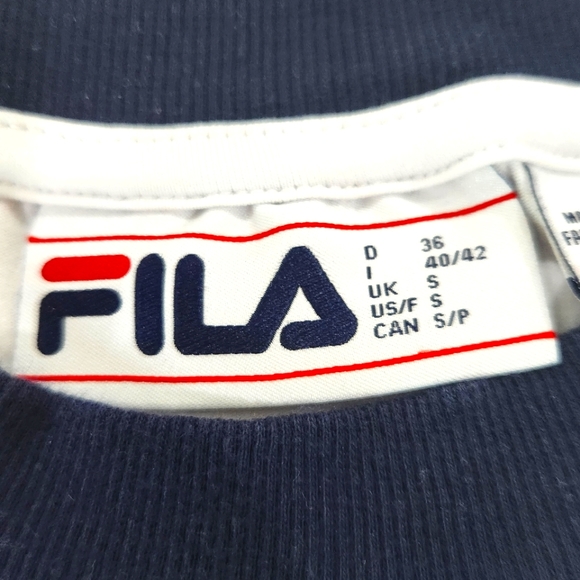 FILA Women's Cropped Tank Top Size Small - Picture 4 of 4